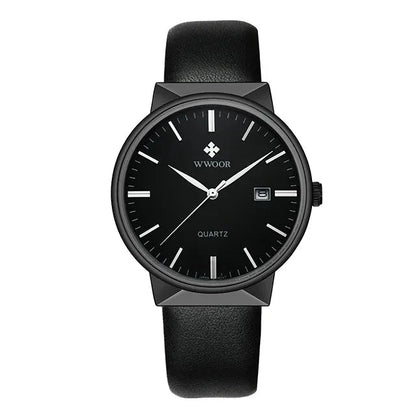 Reloj de pulsera Leather Black