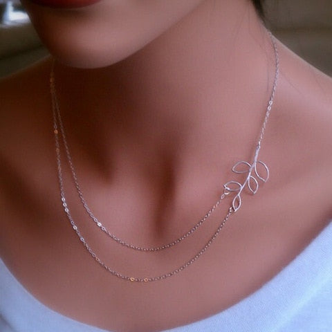 Tiny Heart Choker Necklace for Women Silver Color Chain Small