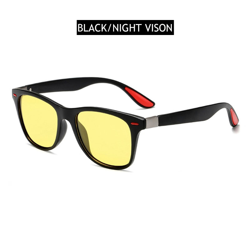 Polarized Sunglasses Classic Square Plastic Driving Sunglasses