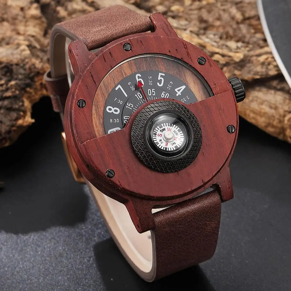 Wood Watch Rose
