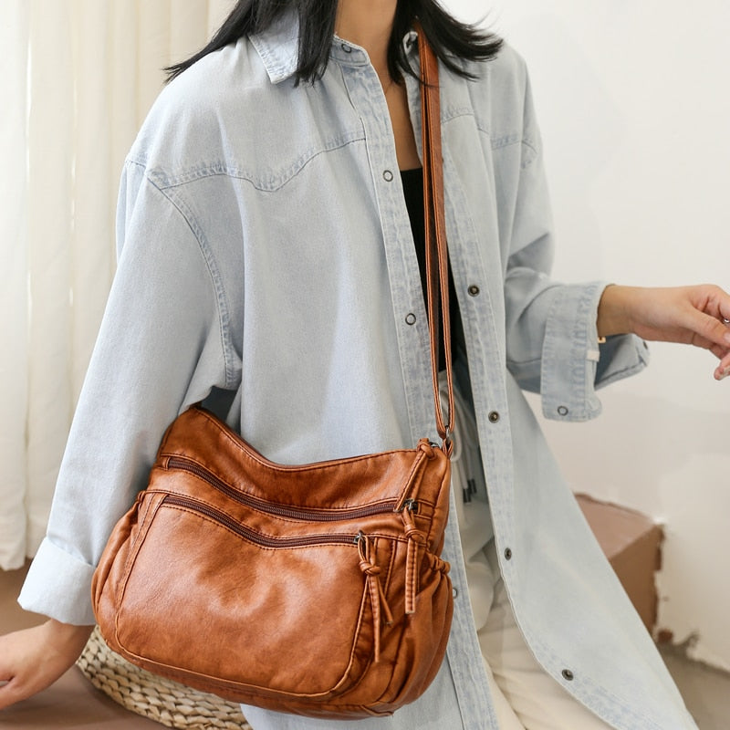 Women's Purse Multi-pocket Messenger Bag Designer Flap