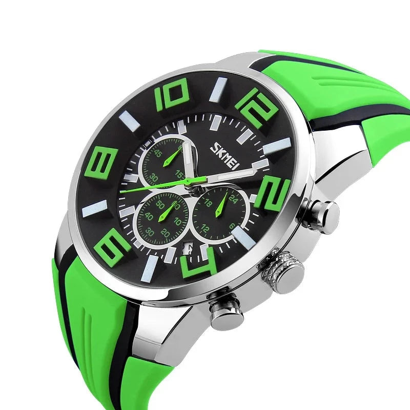 Reloj deportivo verde