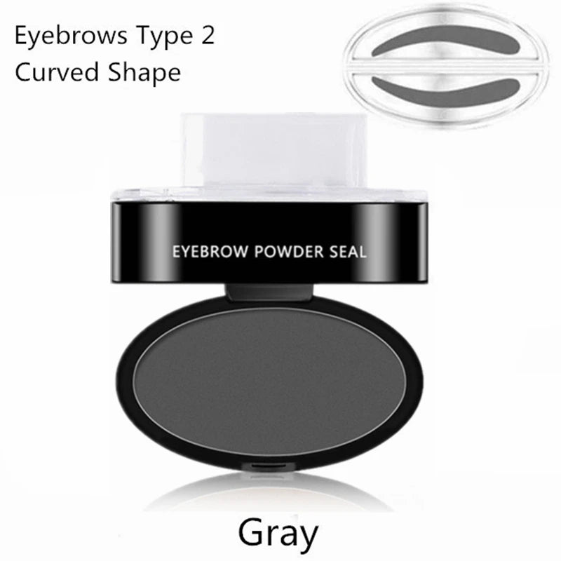 Eyebrow Type 2 Curved Shape. Gray