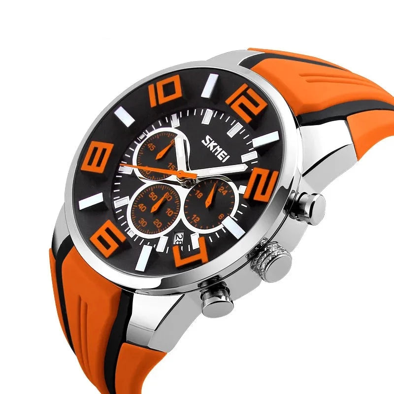 Reloj deportivo naranja