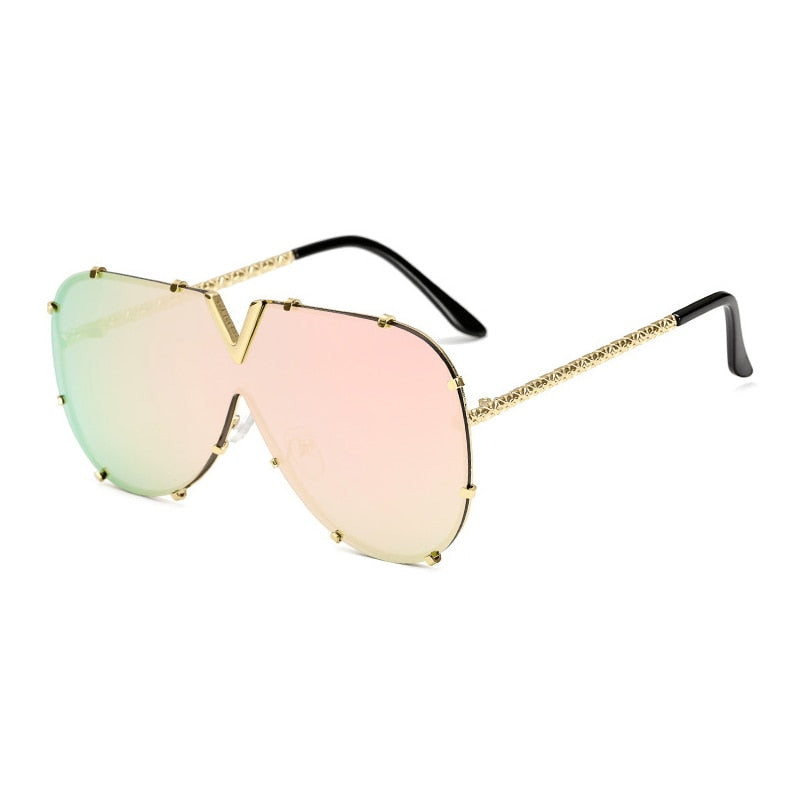 Brand Designer Goggle Sunglasses Female Style