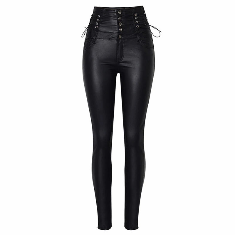 Faux Leather Pants