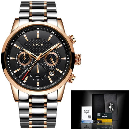 Reloj Lige Gold Black