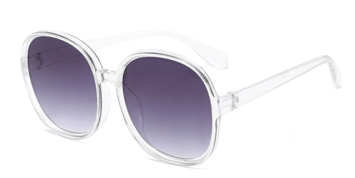 Round Frame Luxury Brand Designer Female Glasses Big Shades