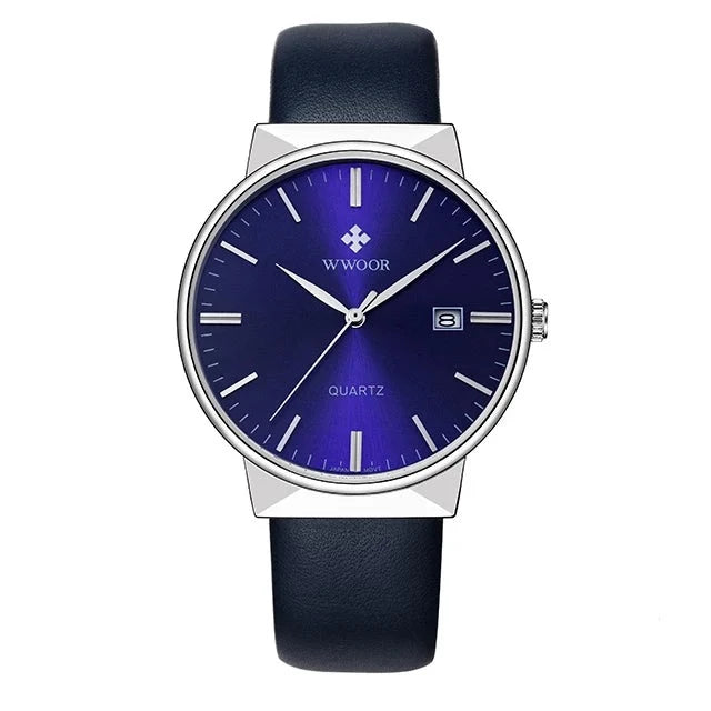 Reloj de pulsera Leather Blue