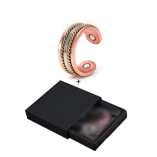 Magnetic Copper Ring Twisted 2 Box