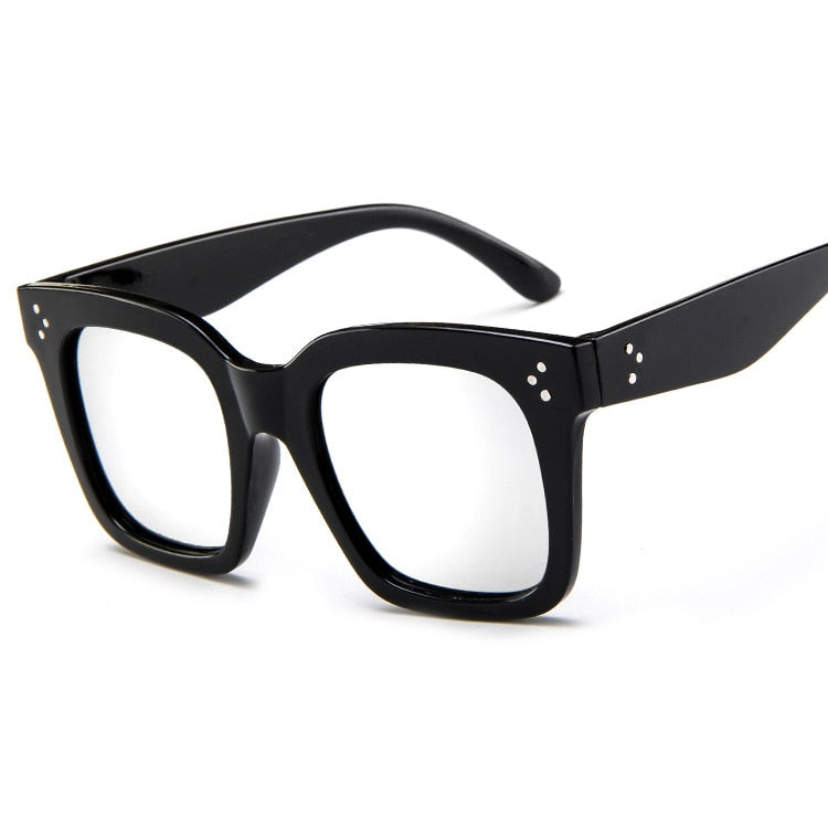 New Square Sunglasses Women Brand Designer Retro Mirror