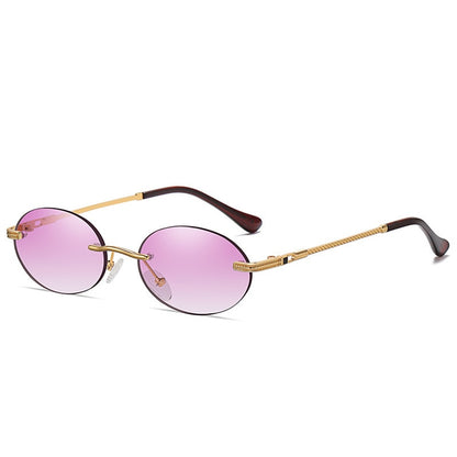 Oval Retro Sunglasses Women High Quality Eyeglasses