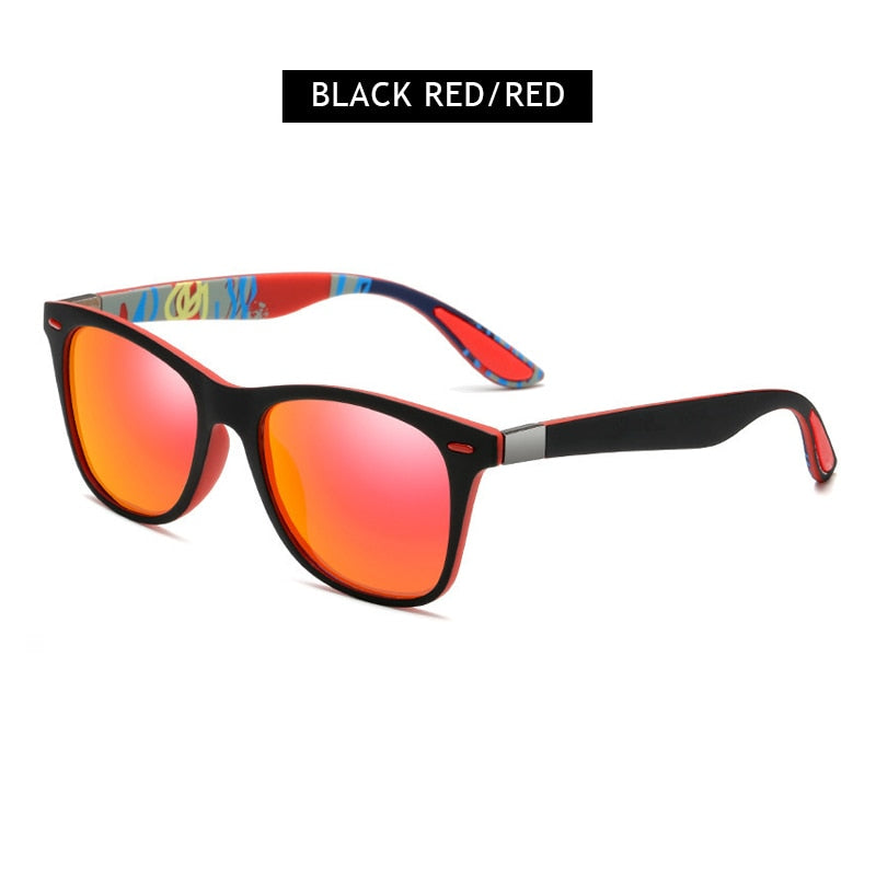 Polarized Sunglasses Classic Square Plastic Driving Sunglasses