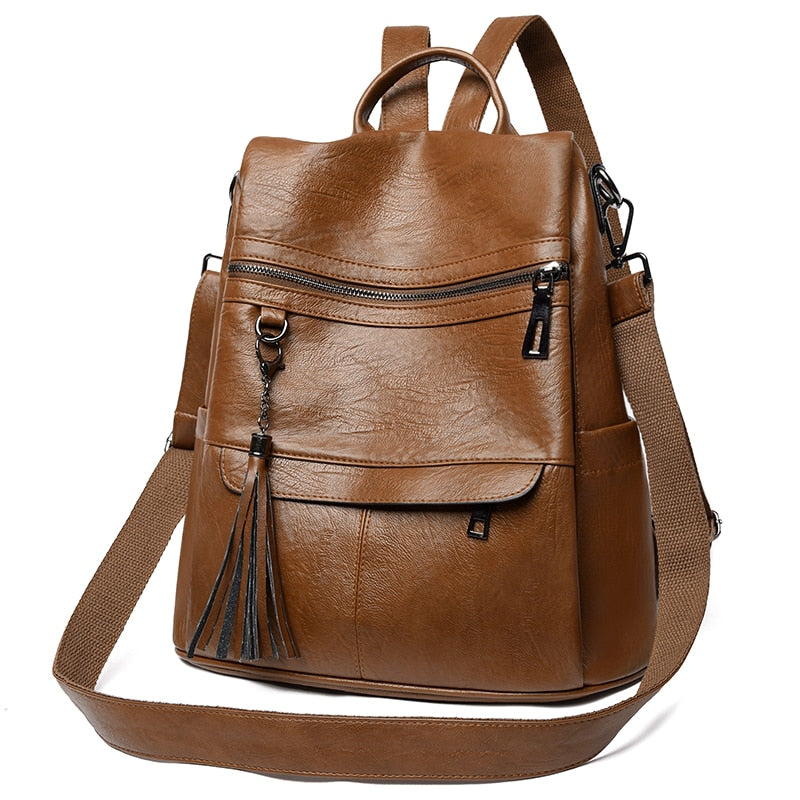 Fashion Casual Tassel Bags Female Shoulder Large Capacity
