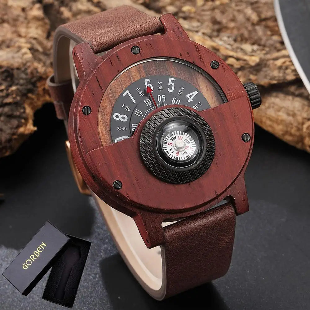 Wood Watch Rose Box