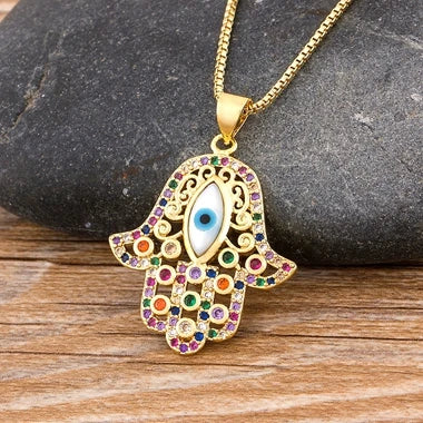 Collar de mano de Hamsa 05