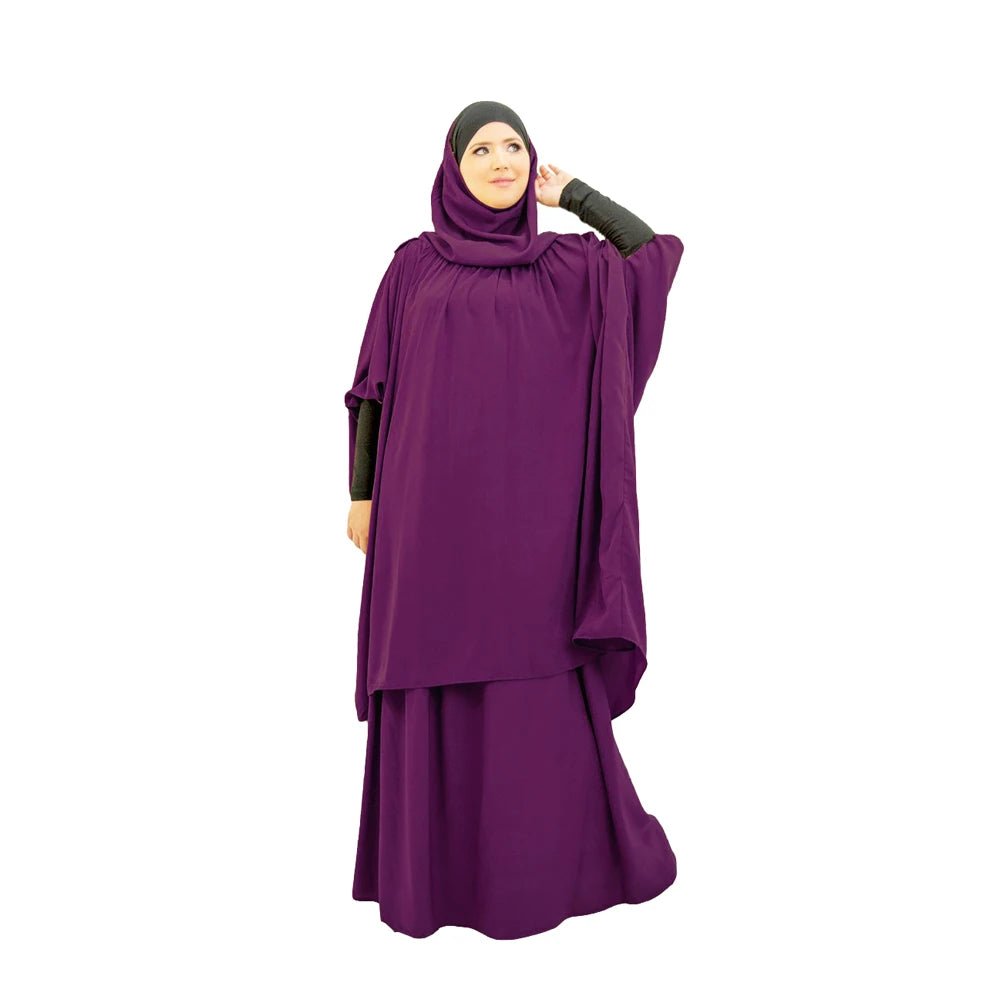 Abaya Dark Purple