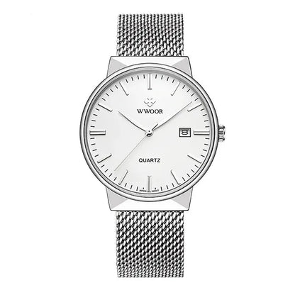 Reloj de pulsera Silver White