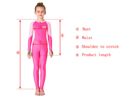 Islamic Swimming Suit For Girls Burkinis Kids Long Sleeve