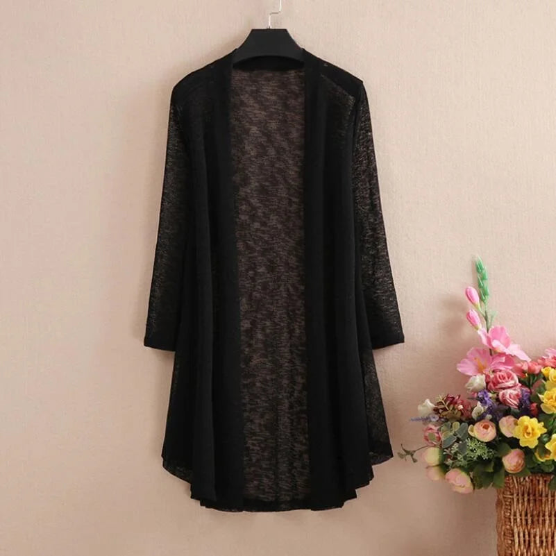 Long Cardigan Black