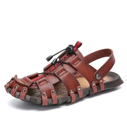 Zapatillas Romanas Red Brown