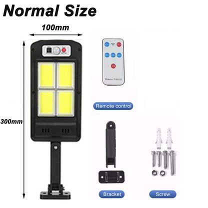 Solar Lamp With 3 Light Mode Remote Control