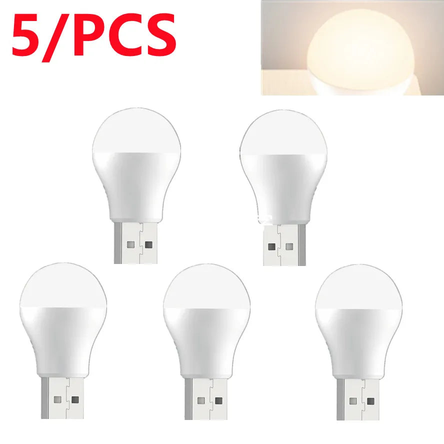 5 Lámparas USB led 09