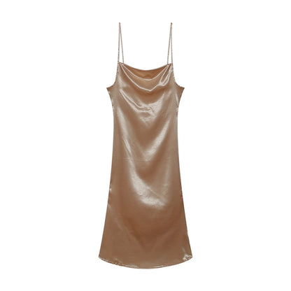 Vestido liso Gold