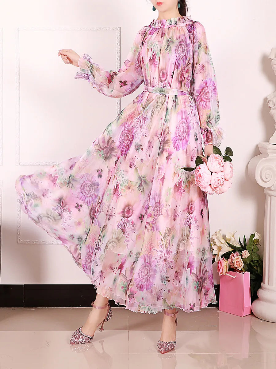 Vestido floral de mujer