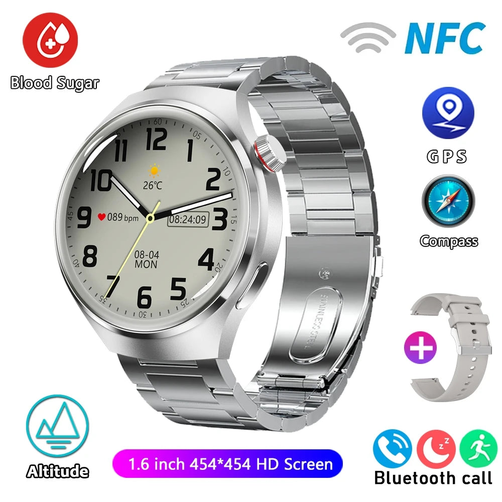 Reloj Inteligente Silver Steel Belt