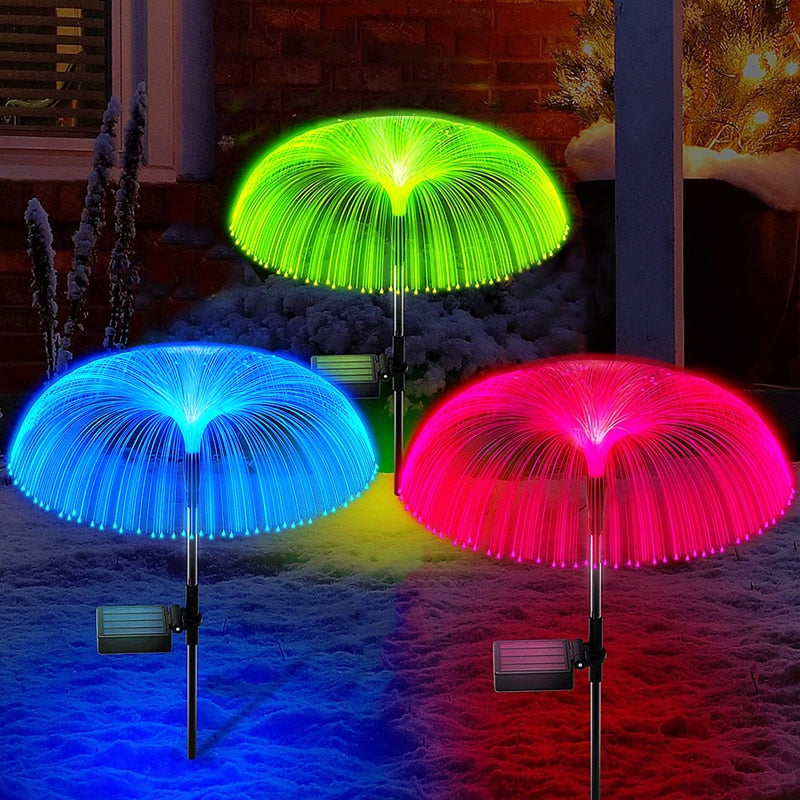 LED Lights Outdoor Waterproof Solar Power Jellyfish