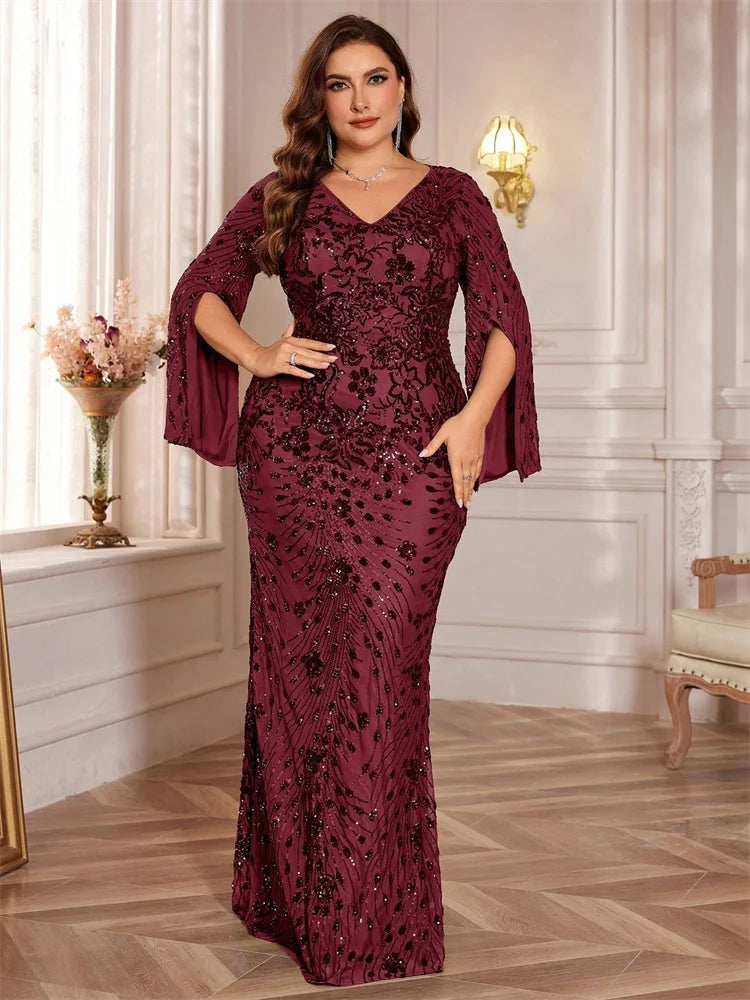 Party Dress Burgundy