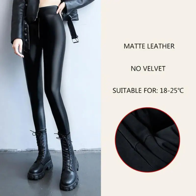 Leggings térmicos Matte Leather No Velvet 18-25ºC