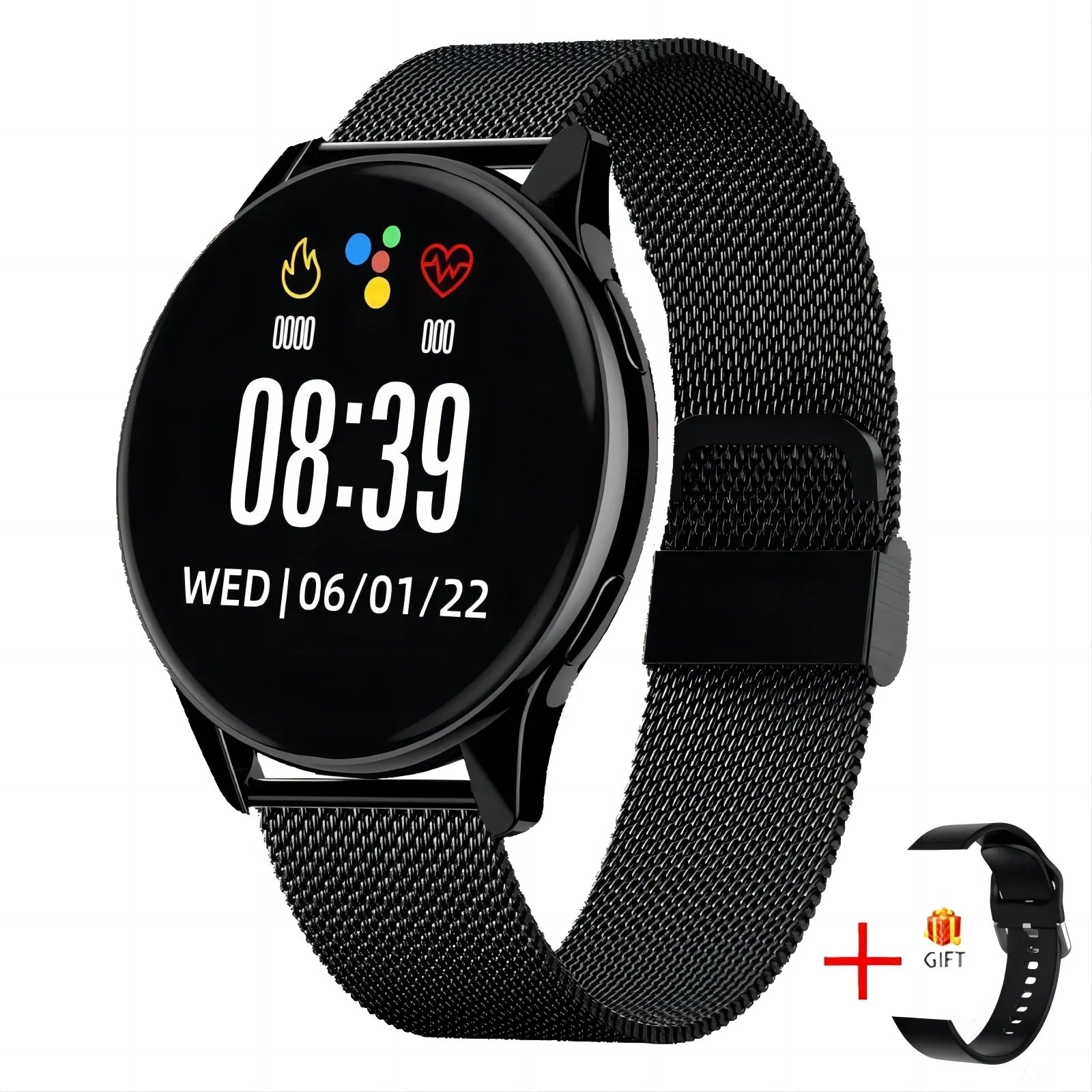 Smartwatch Mesh Belt Black