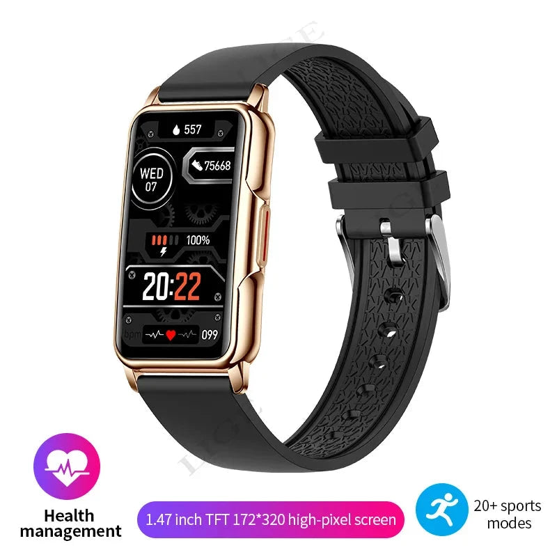 Smartwatch Silica Gel Black