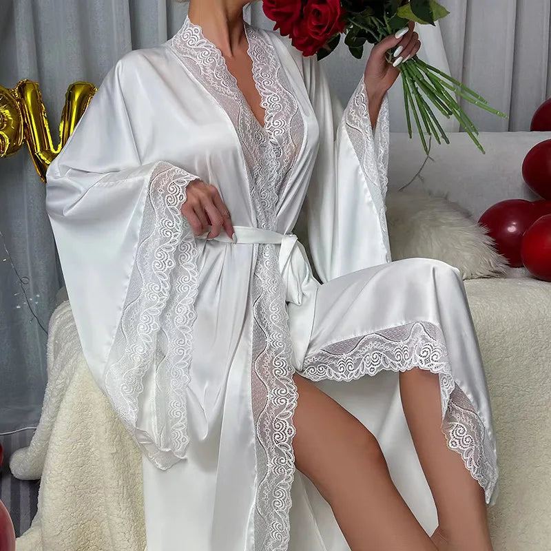 Albornoz Kimono White