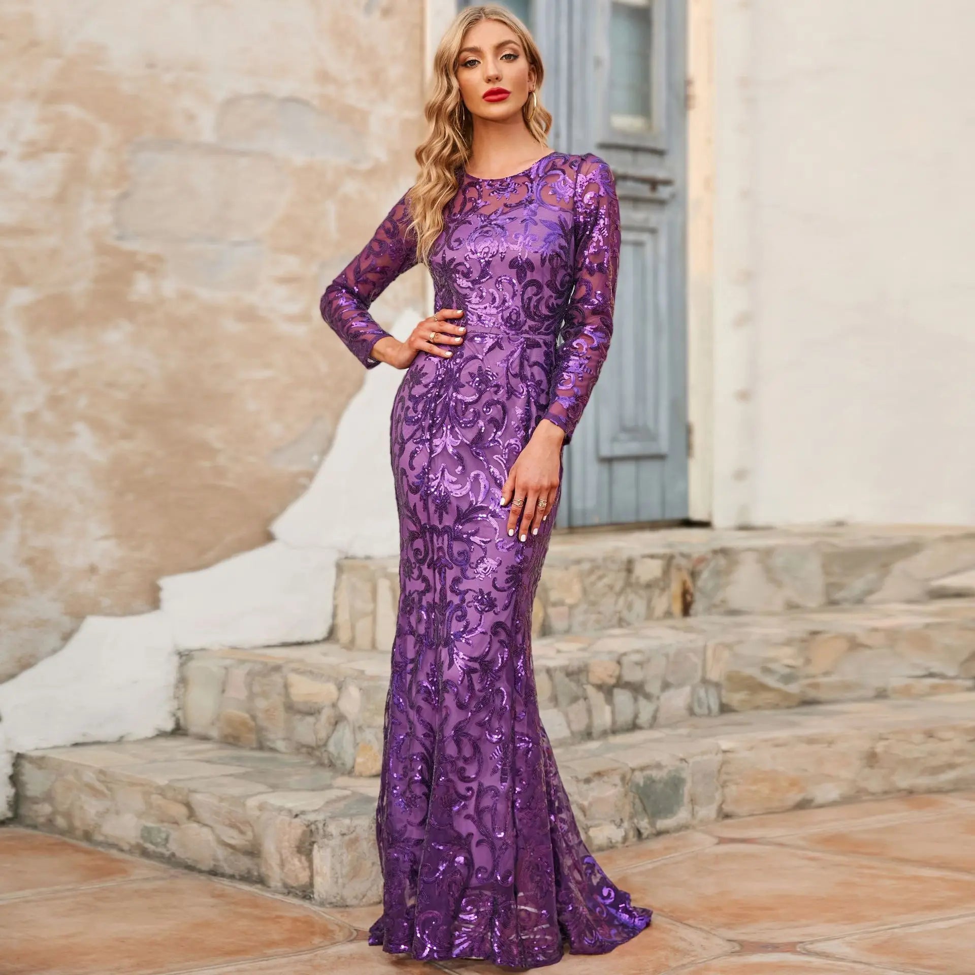 Party Dress Purple