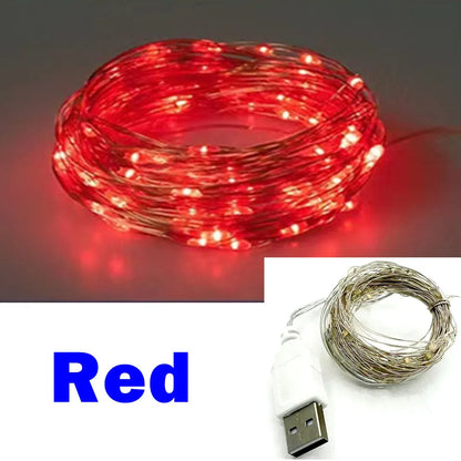 Ghirlanda de luces led Red