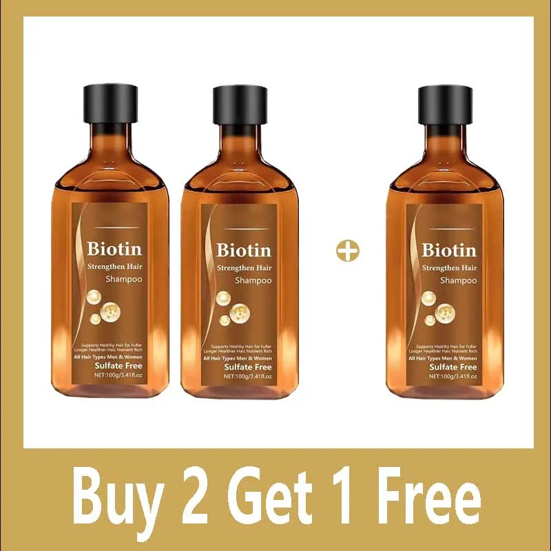 Biotina Shampoo 3pcs