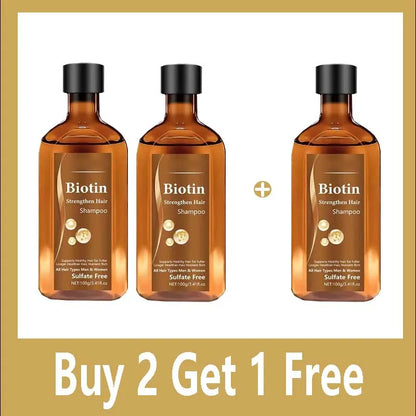 Biotina Shampoo 3pcs