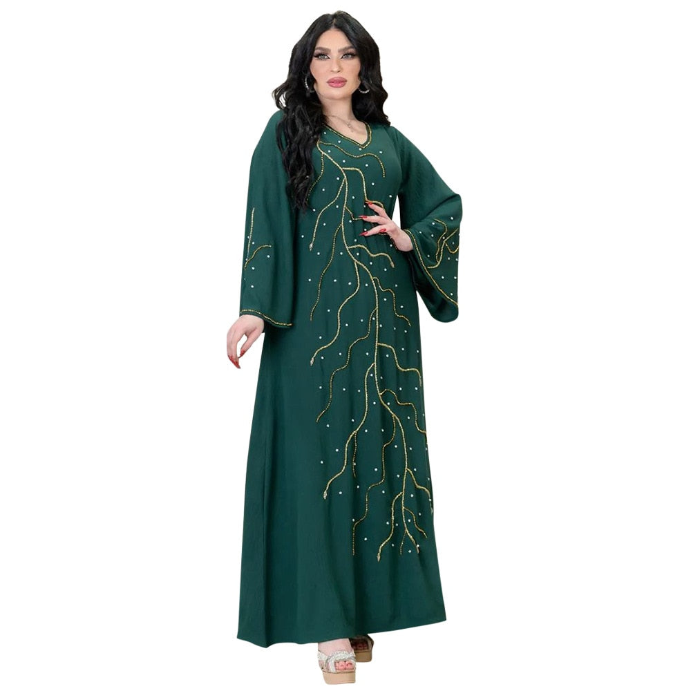 Caftan Elegant Muslim Women Dress