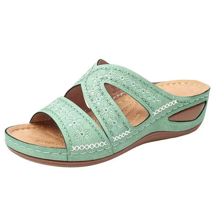 Sandalias de cuña Green