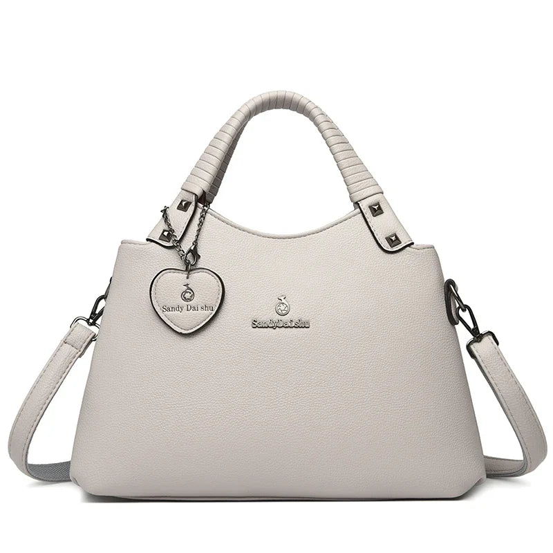 Luxury Handbag Light Grey