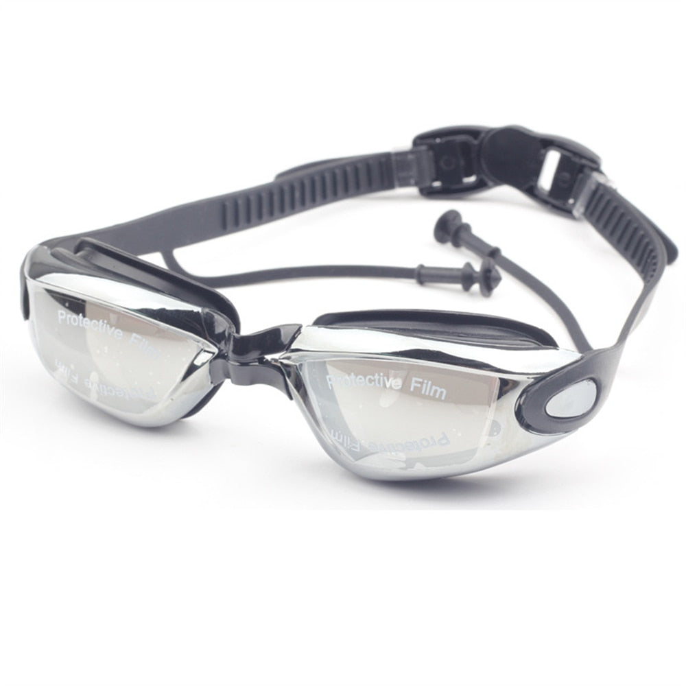 Adult Myopia Swimming Goggles Earplug