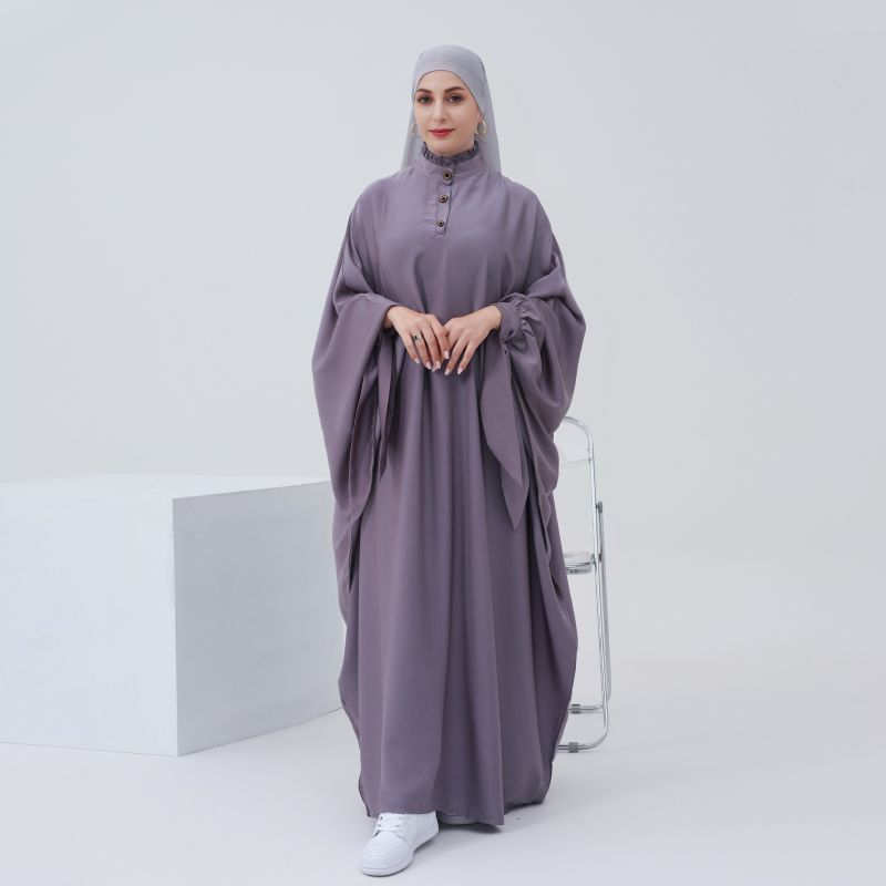 Elegant Dress Hijab Islamic Clothing Arab Maxi Robe Femme