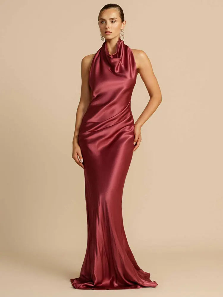 Evening Dress Burgundy