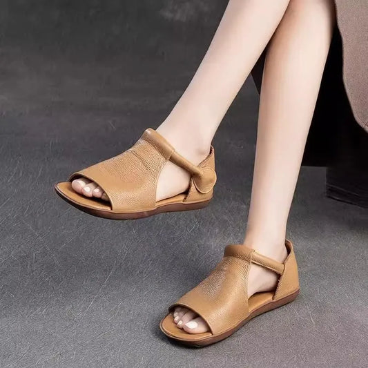Flat Sandals Apricot