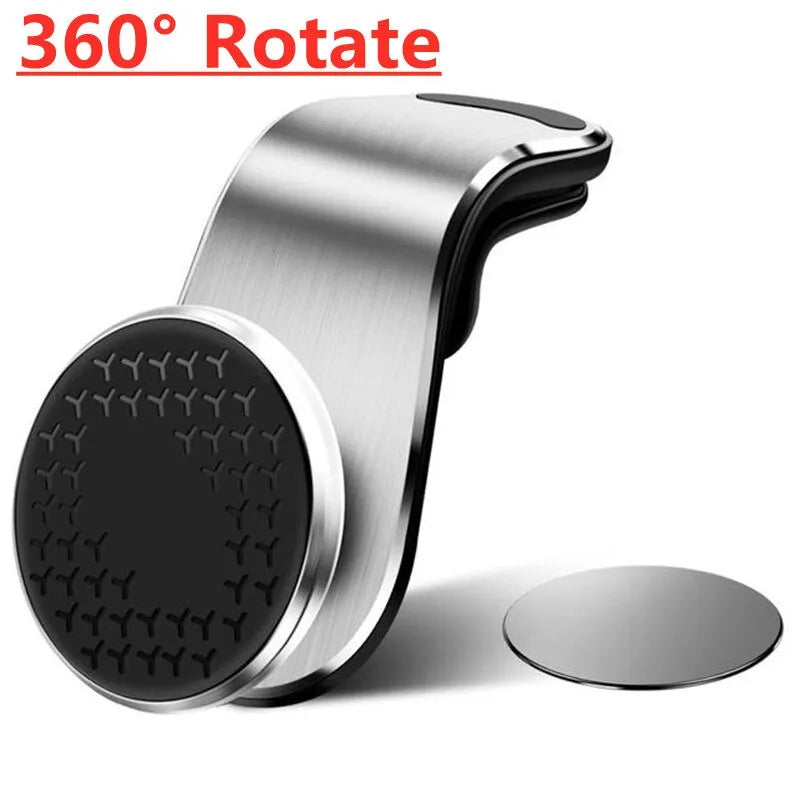 Soporte magnético para móviles 360 Rotate Silver