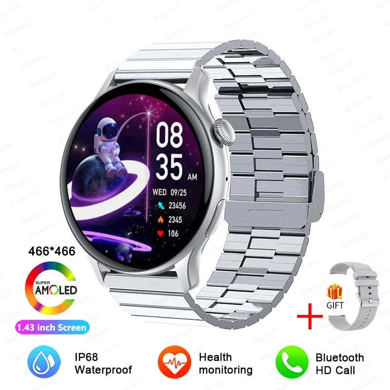 Smartwatch Silver Steel B