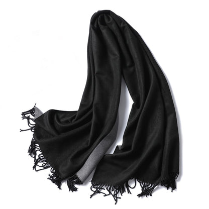 Winter Cashmere Scarf Women Thick Warm Shawls Wraps Lady